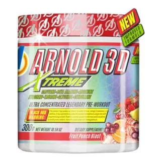 Arnold 3d Xtreme Pré Treino 300g Arnold Nutrition Sabor Green Apple