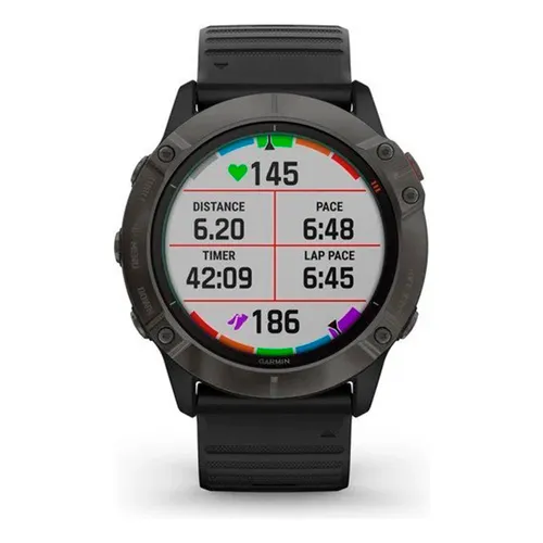 Smartwatch Garmin Fenix 6x Pro Solartitanium Carbon Gray Dlc Con