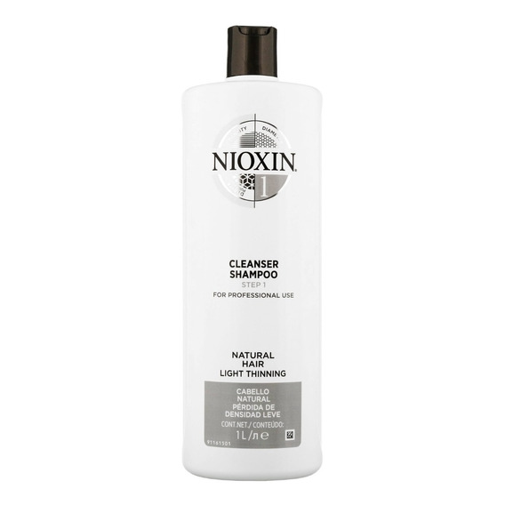 Nioxin-1 Shampoo Densificador Para Cabello Natural 1000ml