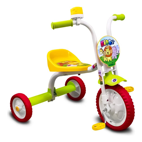 Triciclo Infantil En Aluminio A Pedal C/ Bocina Niño El Rey