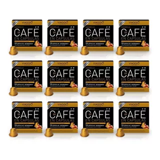 Café Cápsulas Aluminio Viaggio Espresso Caramelo X120u