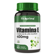 Vitamina E 400mg 400ui Por Cápsula Com 60 Cápsulas Fitoprime