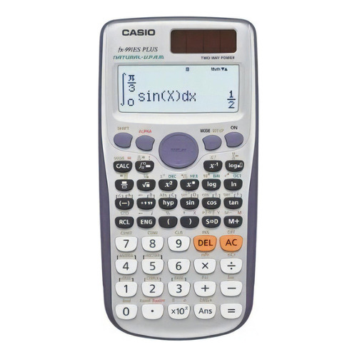 Calculadora Cient Casio FX-991ES Plus, blanco/azul, color azul