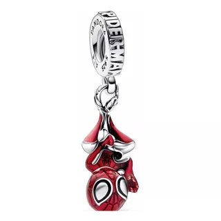 Charm Plata Original Pandora Colgante Spiderman Marvel