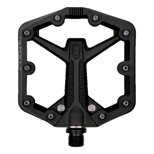 Pedal Para Bicicleta De Adultos X 2 Crankbrothers Stamp 1 V2 Color Negro -111mm X 114mm X 20mm