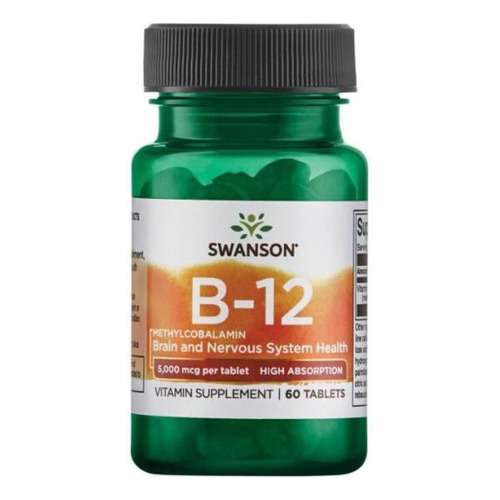 Vitamina B12 Sublingual Methylcobalamin 5000mcg
