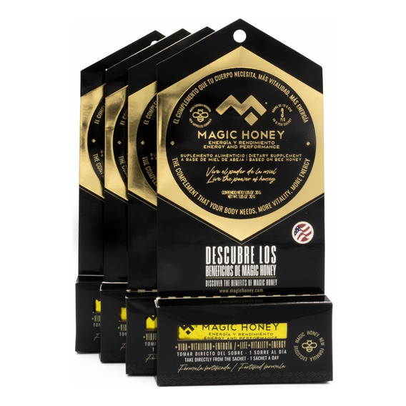 Magic Honey 12 Sachets Energía Para El