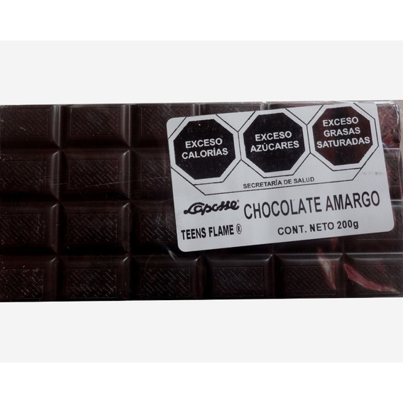 Chocolate Amargo Laposse Caja C/6 Barras
