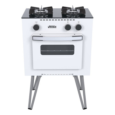 Fogão Portátil 2 Bocas Venax Mini Cook Gas Glp Branco