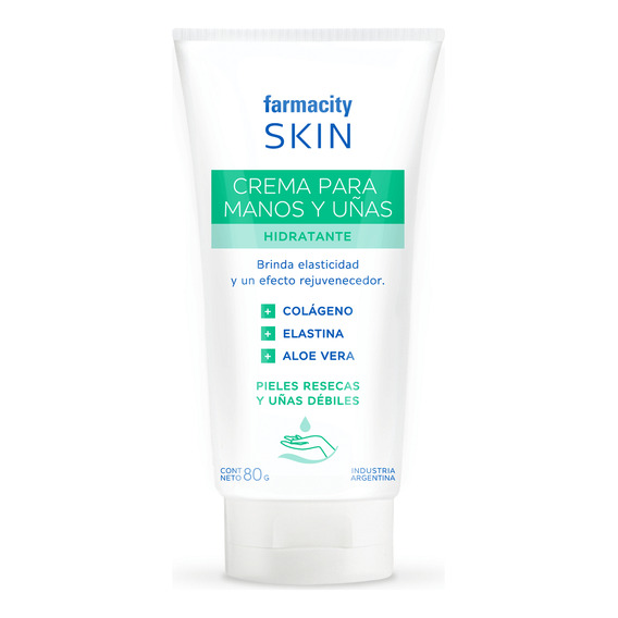 Crema Para Manos Y Uñas Farmacity Skin Hidratante X 80 G