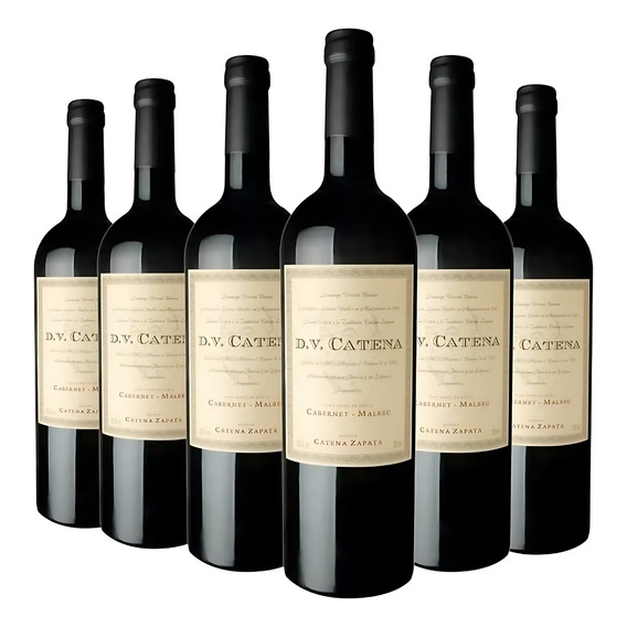 Vino Dv Catena Cabernet Malbec 750ml. Caja 6 Botellas