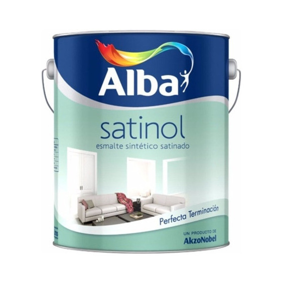 Esmalte Sintetico Satinado Satinol Alba X 4lt Pintumm