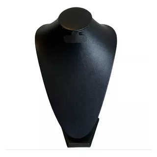 Cuello Exhibidor Para Collar/aretes En Vinil 19x33x12cm
