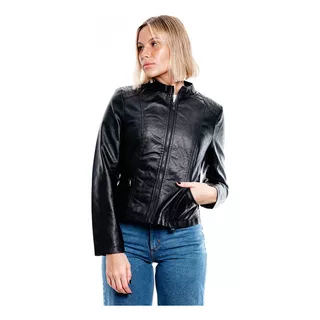 Campera Mujer Cuero Sintetico Ecologico