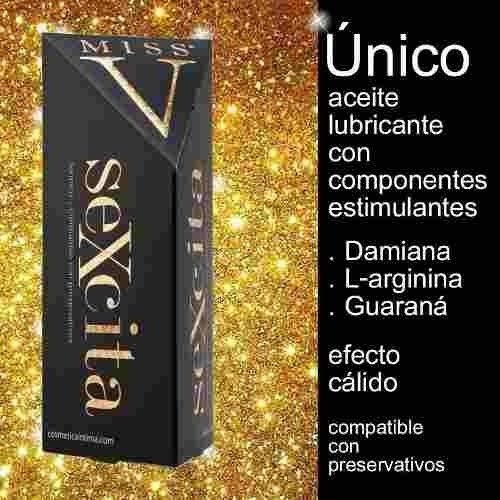 Miss V Sexcita aceite intimo para lubricar y masajes