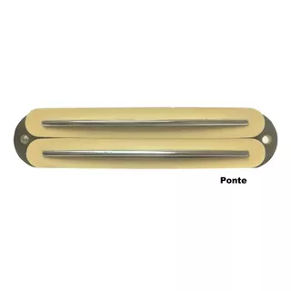 Captador Mini Humbucker Litlle Hh777 Ponte Creme Malagoli