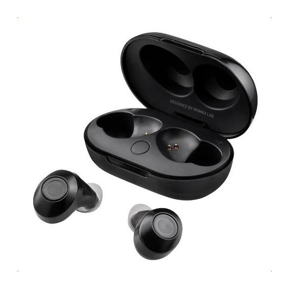 Auriculares In-ear Inalámbricos Momax Bt1 Gamer Tipo Xiaomi Color Negro