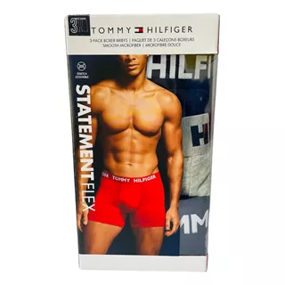 Bóxer Hombre Tommy Hilfiger Algodon Paquete Por 3 Unidad