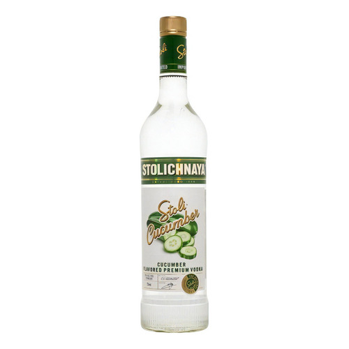 Vodka Stolichnaya Cucumber Premium Botella De 750ml