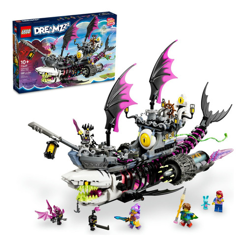 Kit Lego Dreamzzz Barco-tiburón De Las Pesadillas 71469 3+ Cantidad de piezas 1389