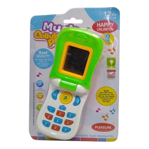 Telefono Celular Con Sonido Infantil Juguete 