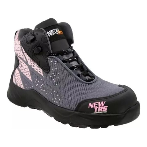 Bota Tenis De Seguridad De Dama New Trs 411 Con Casquilo