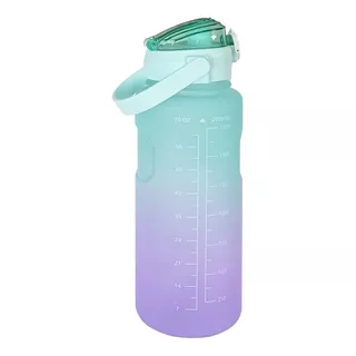 Botella De Agua Kawaii 2 Lt Motivacional Deportiva