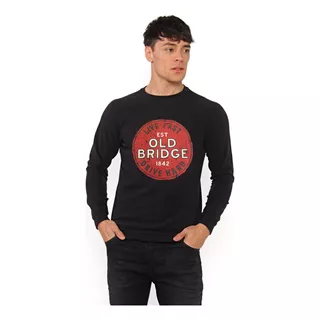 Buzo Cuello Redondo Old Bridge Modelo Camellon