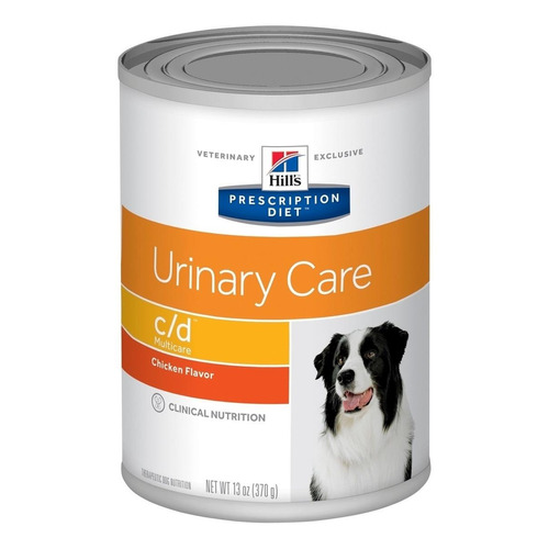 Alimento Hill's Prescription Diet Urinary Care c/d Multicare para perro senior todos los tamaños sabor pollo en lata de 13oz