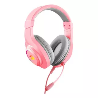 Audifono Gamer Redragon Hylas H260 Pink Rgb Color Rosa