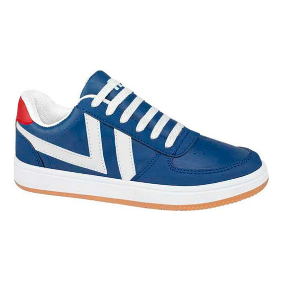 Tenis Urbano Mirage 520 Azul Marino Con Rojo Para Junior