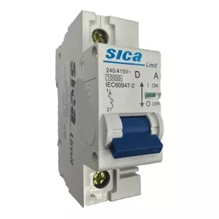 Llave Termica Sica Unipolar 1x80 100 Termomagnetica