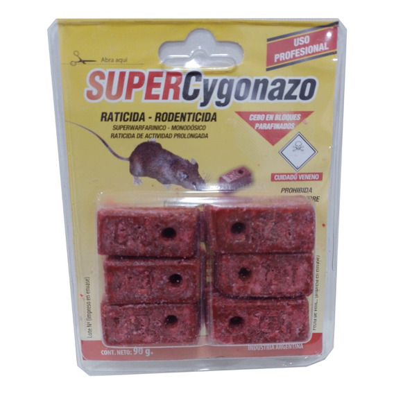 Supercygonazo Bloque 90g Rodenticida