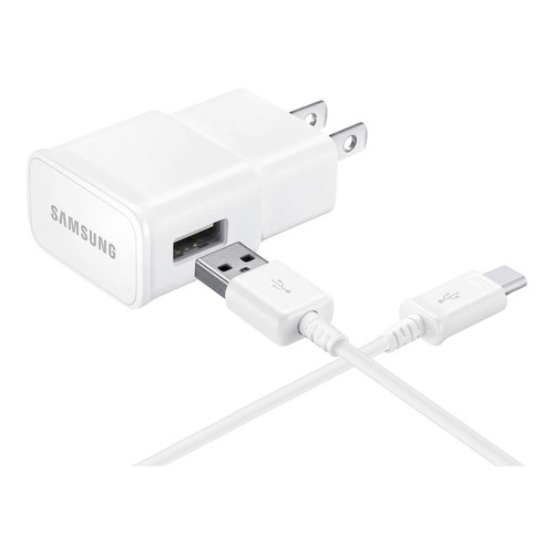 Cargador De Pared Samsung 1 Puerto Usb A Tipo C Blanco