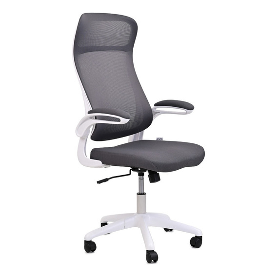 Silla Escritorio Ejecutiva Oficina Ergonomica Mesh Elegante Color Gris