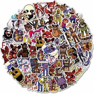 Vinilo Para Botella Five Nights At Freddy's Stickers 50 Pack