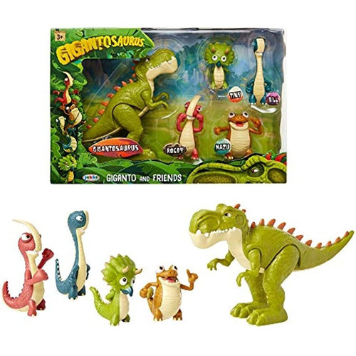 Gigantosaurus Giganto Y Amigos Original 5 Dinosaurios Ng