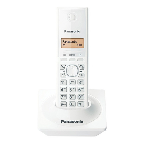 Teléfono Panasonic KX-TG1712 inalámbrico - color blanco