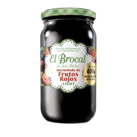 El Brocal Mermeladas Light Libre De Gluten 400g