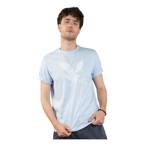 Top Playera Summer Manga Corta American Eagle Para Hombre V