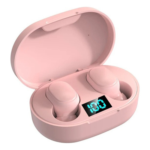 Auriculares Inalambrico Inear E7s Negro Bluetooth 5.3 Color Rosa