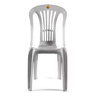 Kit 10 Cadeiras De Plástico Bistrô Resistente Suporta 182kg