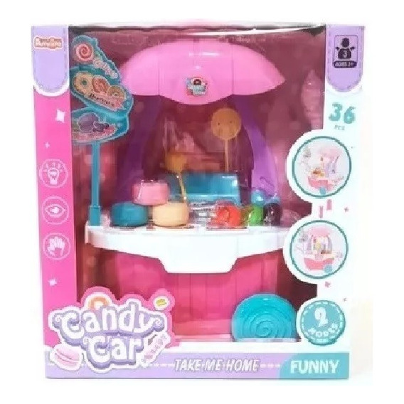 Juego Set Super Carrito Candy Car Take Me Home Sebigus 52956