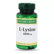 Suplemento En Cápsulas Nature's Bounty L-lysine Proteínas En Pote De 0ml