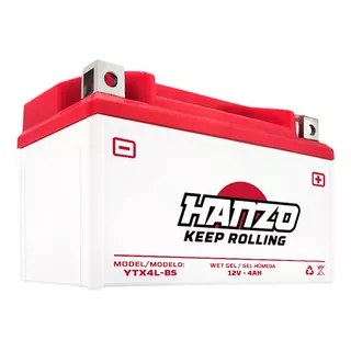 Batería Gel Hanzo,ytx4l-bs,crf125f/r150/ktm 200xc-w/nxr125