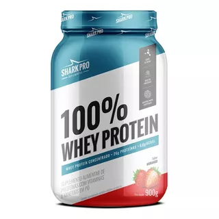 Whey 100% Whey Protein Concentrado - Shark Pro Sabor Morango