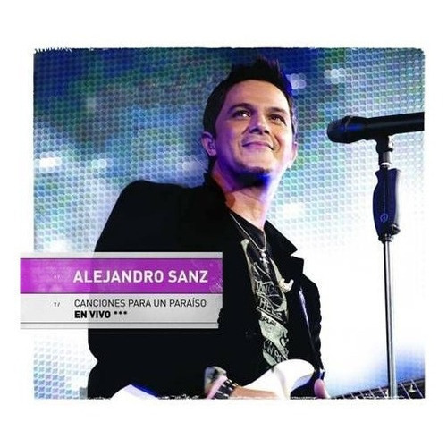 Alejandro Sanz Canciones Para Un Paraiso En Vivo Cd + Dvd