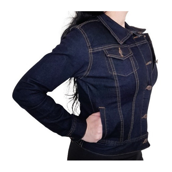 Espectacular Chaqueta  Dama En Jean Excelente Calidad