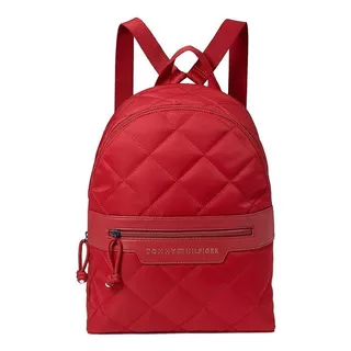 Mochila Tommy Hilfiger Daisy Vermelha Média 32x29x11 Cm