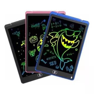 Tablet Infantil Lousa Mágica Tela 8,5 Lcd De Escrever E Desenhar